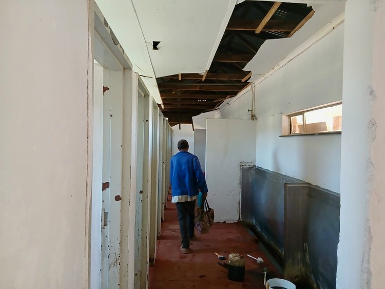 Human Rights Commission visits school where learners use playground as a loo